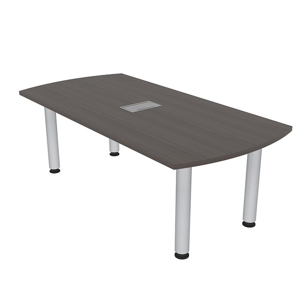 33.5 in W, 59.5 in L, 29 in H, Engineered Wood Top, Brown